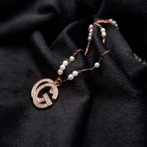 Elegant Rose Gold GG pendant - Gehne by Barbaad